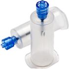 BD Luer Adapters with Pre-Attached Holders Blue (Luer-Lok Access Device)