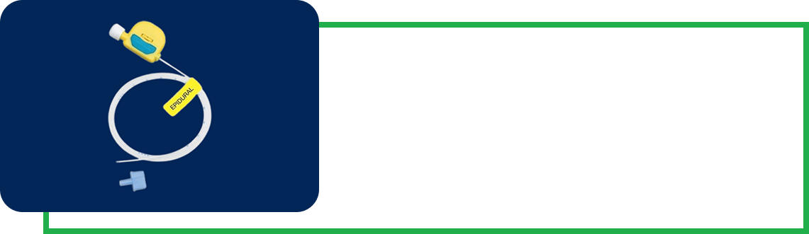 Epidural Catheter 16g Lateral Eyes Clear