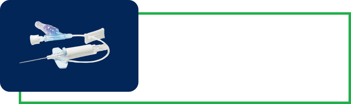 18g X 25 Mm Deltaven Xiv Max Closed System Catheter, Single Port W/ End Cap