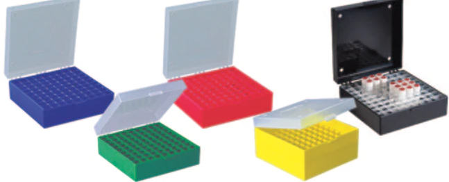 Fisherbrand 81-Place Polypropylene Cryo Storage Boxes:Boxes