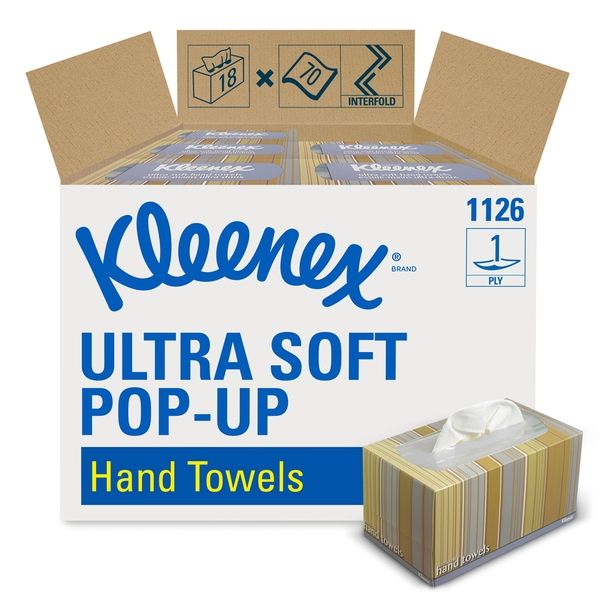 Kleenex Ultra Soft Luxury Hand Towels - Pop Up Box