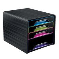 SMOOVE 4 DRAWER MODULE BLK/MCOLOUR