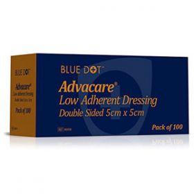 Advacare Sterile Low Adherent Double Sided Dressing 5cm X 5cm [Pack of 100] 