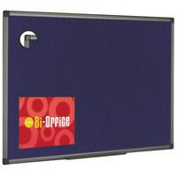 BIOFFICE BLU FELTBOARD 600X450 ALUM