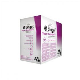 Biogel Super-Sensitive Latex Powder Free Sterile Surgeons Gloves Size 7.5 [Pack of 50] 