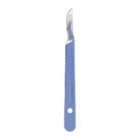 Swann Morton SM0522 Sterile Disposable Surgical Scalpels with Polystyrene Handle No.16 Blade - Pack of 10