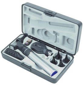 Keeler 1729-P-1023 Practitioner Otoscope Ophthalmoscope Diagnostic Set with 3.6V Rechargeable Slim Line Handle