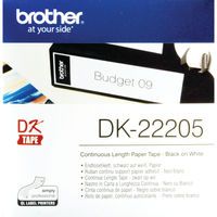 BROTHER LARGE WHT TAPE 62MM X 30.48M