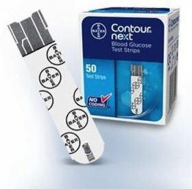 Bayer Contour Next (Xt&next) Blood Glucose Test Strips [Pack of 50]