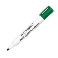 Q-CONNECT DRYWIPE MARKER GREEN PK10