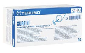Terumo Surshield Surflo Safety Infusion Set 25g X 19mm 30cm Tube - Orange  [Pack of 50]