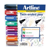 ARTLINE 2IN1 DRY MARKER CHIS TIP ASS