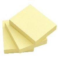 QCONNECT QUICK NOTE 51X76MM YELLOW