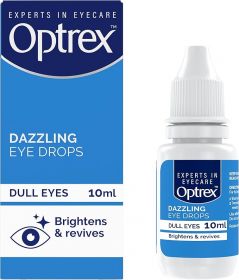 Optrex Dazzling Brightening Eye Drops for Dull Eyes 10ml [Pack of 1]