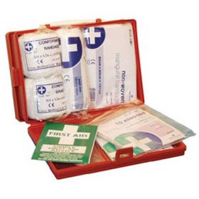 RH2 First Aid Kit In Orange Box With Bracket