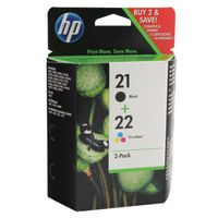 HP 21/22 INKJET CART TWIN PACK