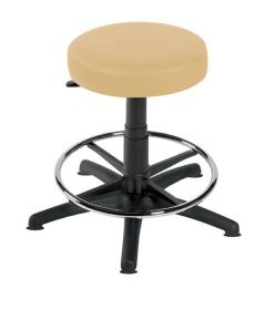 Gas-lift Stool with Foot Ring & Glides