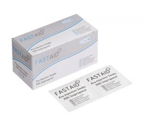Fast Aid Pre-Injection Swab 70% IPA Alcohol 100's X 12  [12 Packs Of 100 Swabs]