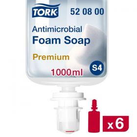 Tork Antimicrobial Foam Soap 1000ML [Pack of 6]