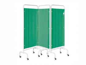 ﻿Three Section Screen/Disposable Curtain - Forest Green [Pack of 1]