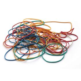 BANNER RUBBER BANDS ASSORTED 75G TUB