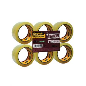 SCOTCH LOW NOISE TAPE CLEAR 48MMX66M