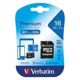 MICROSDHC CLASS 10 16GB WITH ADAPTOR