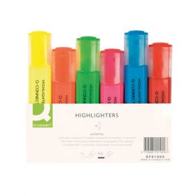 Q CONNE SQUARE HIGHLIGHTERS ASSORTED