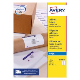 AVERY I/JET LABELS 99.1 X 38MM 14