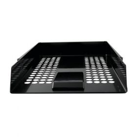 QCONNECT LETTER TRAY BLACK