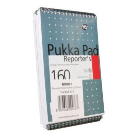 PUKKA SHORTHAND NOTEBOOK 160LF PK 3