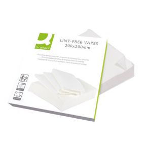 Q-CONNECT LINT FREE WIPES 200X200MM