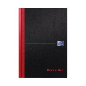 BLACK N RED RULED NOTEBOOKS A5 PK5
