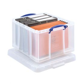 REALLY USEFUL 42LITRE BOX / LID CLR