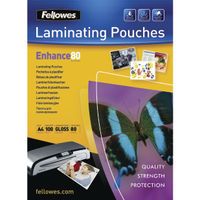 FELLOWES A4 ADHESIVE LAM POUCH