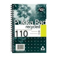 PUKKA RECYCLED WIRE PAD A5 PK3