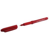 Q-CONNECT FINELINER PEN 0.4MM RED