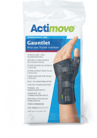 Actimove Gauntlet Thumb and Wrist Brace Medium 15-17.5cm RI/LE [Pack of 1]