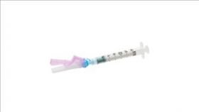 Safety Hypodermic Needle & Syringe 21G x 40mm with 3ml Luer Lock Syringe [Pack of 50]