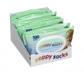 Robinson Nappy Sacks 100's X 6  [6 Packs Of 100 Sacks]