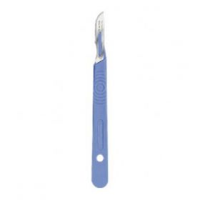 Swann Morton SM0508 Sterile Disposable Surgical Scalpels with Polystyrene Handle No.22 Blade - Pack of 10