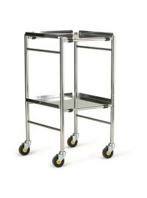 AW Glamorgan Trolley With Stainless Steel Shelves, 18in