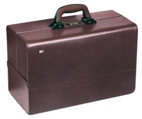 Bollmann Concertina Leatherette Case, Burgundy [Pack of 1]
