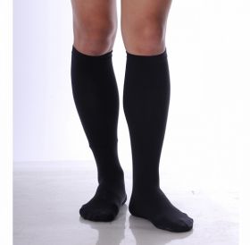 EuniceMed Travel Socks Black Large  [Pack of 1]