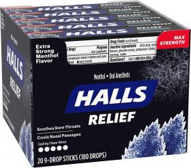 HALLS EXTRA STRONG [Pack of 20]