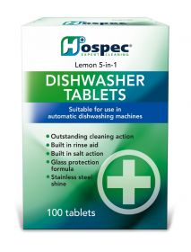 Hospec Dishwasher Tablets, 100 Units