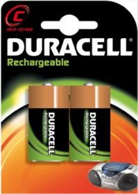 Duracell Rechargeable C Size Batteries 1.2 V [Pack of 2] 