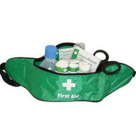 British Standard Compliant Travel First Aid Kit in Bum Bag