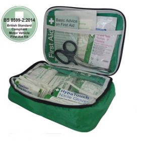 Motor Vehicle First Aid Kit Medium BS 8599-2 in Pouch