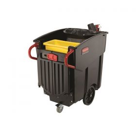 Rubbermaid Executive Series Mega Brute Mobile Collector Black 120 Gallon [Pack of 1]
